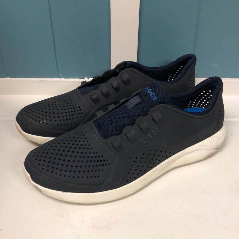 Crocs Men's Literide Pacer Sneakers mens size‎ 8 rubber water shoes